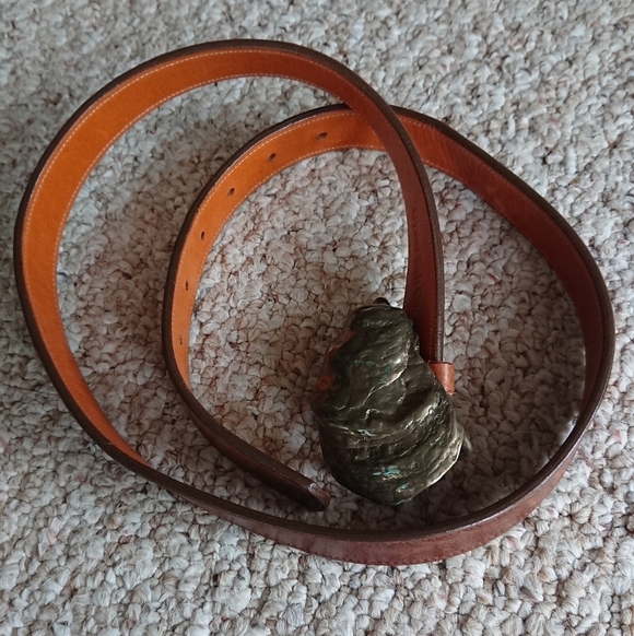 Oyster belt co. Brown Leather Belt SIZE 36